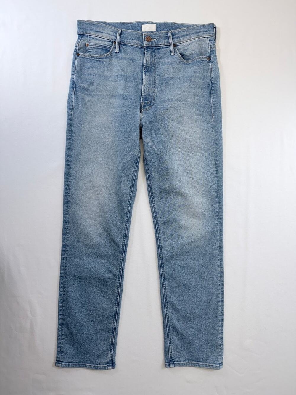 MOTHER The Dazzler Ankle Jeans Women's Blue Wash Size 30 Stretch High-Rise